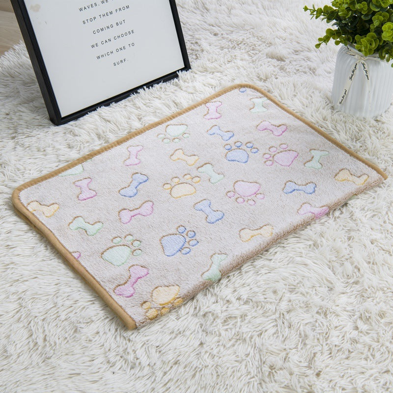 pet blanket mat cat and dog warm  flannel blanket