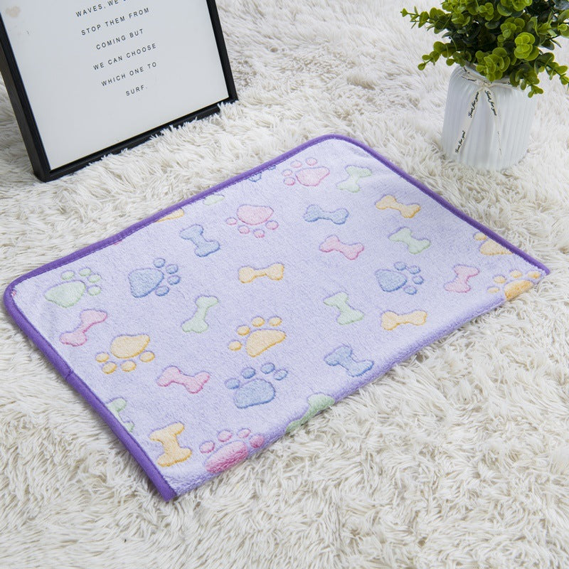 pet blanket mat cat and dog warm  flannel blanket
