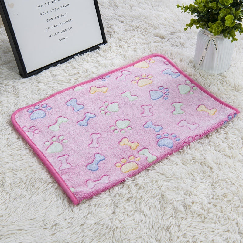 pet blanket mat cat and dog warm  flannel blanket