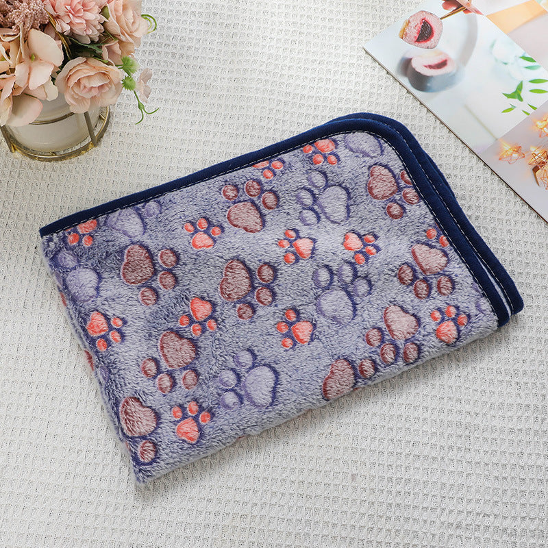 pet blanket mat cat and dog warm  flannel blanket