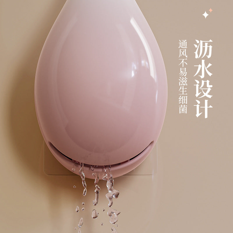 Silicone Brush Toilet Wall Hanging Long Handle Toilet Cleaning Artifact