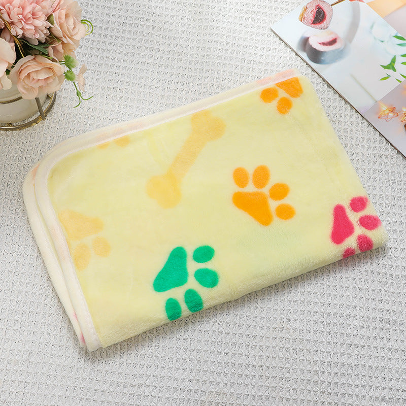 pet blanket mat cat and dog warm  flannel blanket