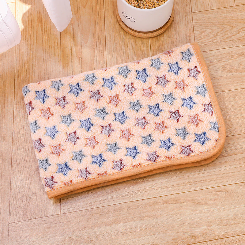 pet blanket mat cat and dog warm  flannel blanket