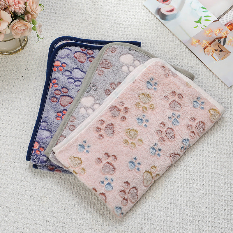pet blanket mat cat and dog warm  flannel blanket