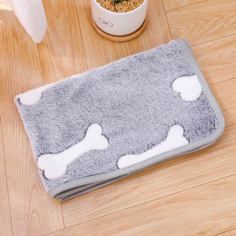 pet blanket mat cat and dog warm  flannel blanket