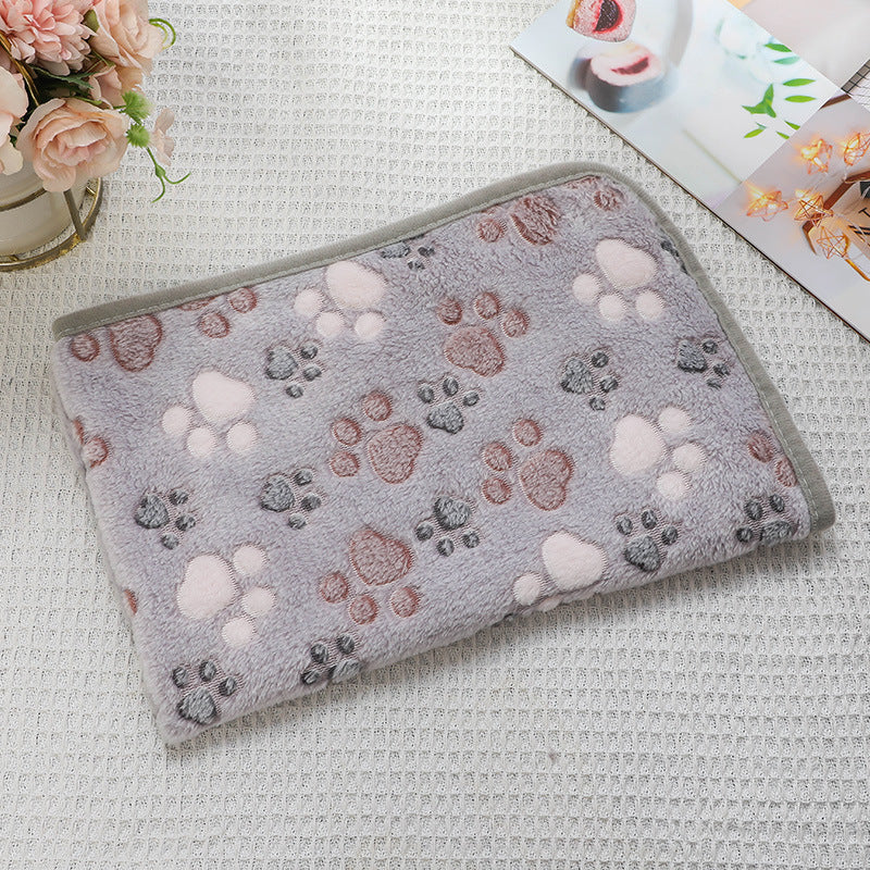 pet blanket mat cat and dog warm  flannel blanket