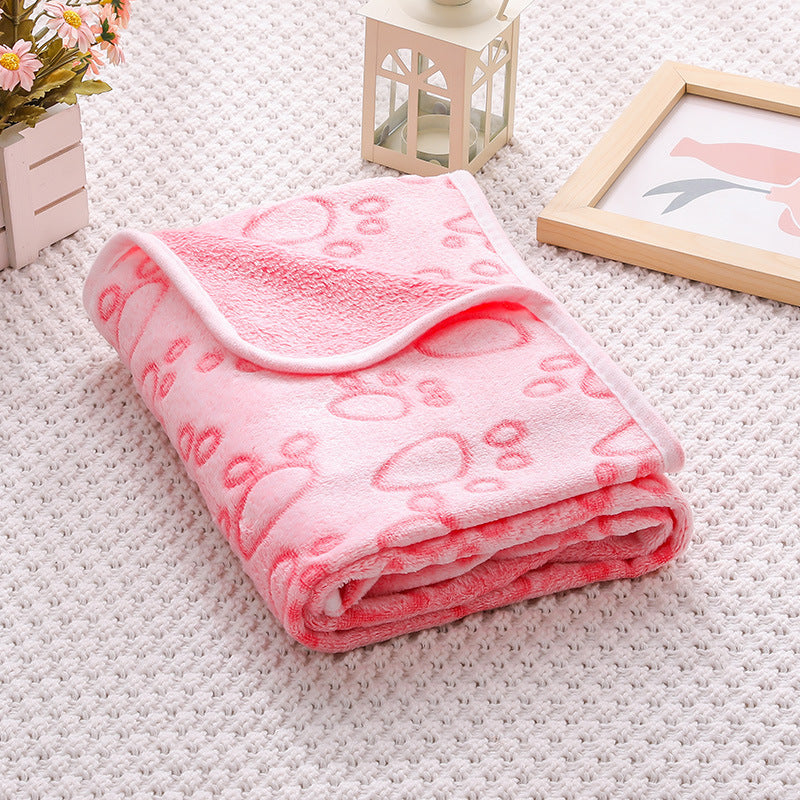 pet blanket mat cat and dog warm  flannel blanket