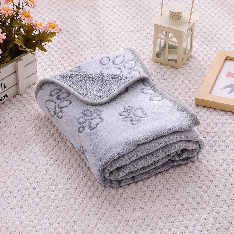 pet blanket mat cat and dog warm  flannel blanket