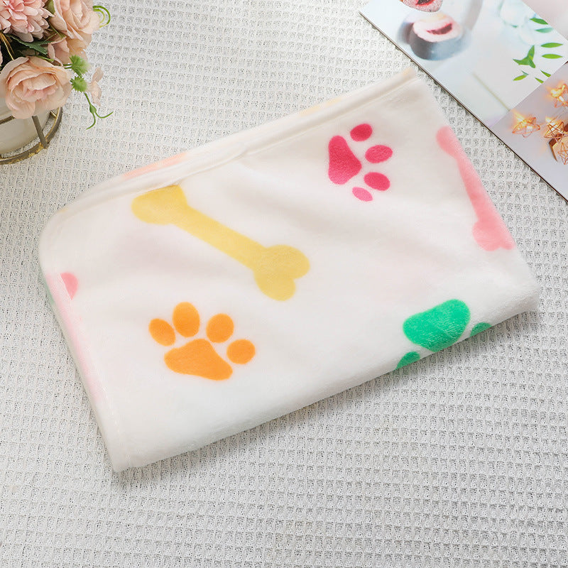 pet blanket mat cat and dog warm  flannel blanket