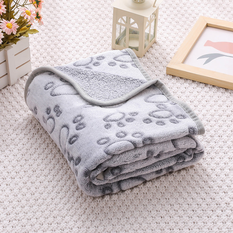 pet blanket mat cat and dog warm  flannel blanket