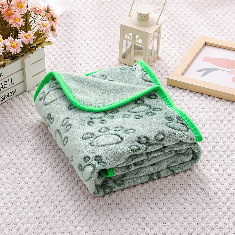 pet blanket mat cat and dog warm  flannel blanket