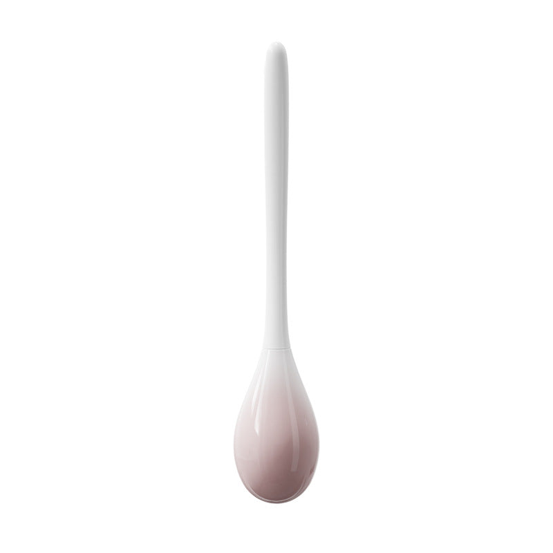 Silicone Brush Toilet Wall Hanging Long Handle Toilet Cleaning Artifact