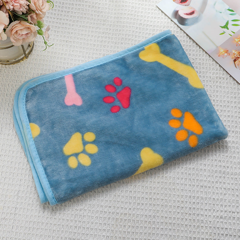 pet blanket mat cat and dog warm  flannel blanket