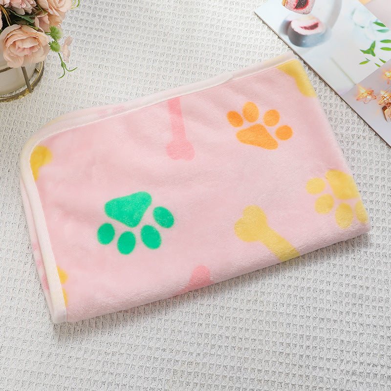 pet blanket mat cat and dog warm  flannel blanket