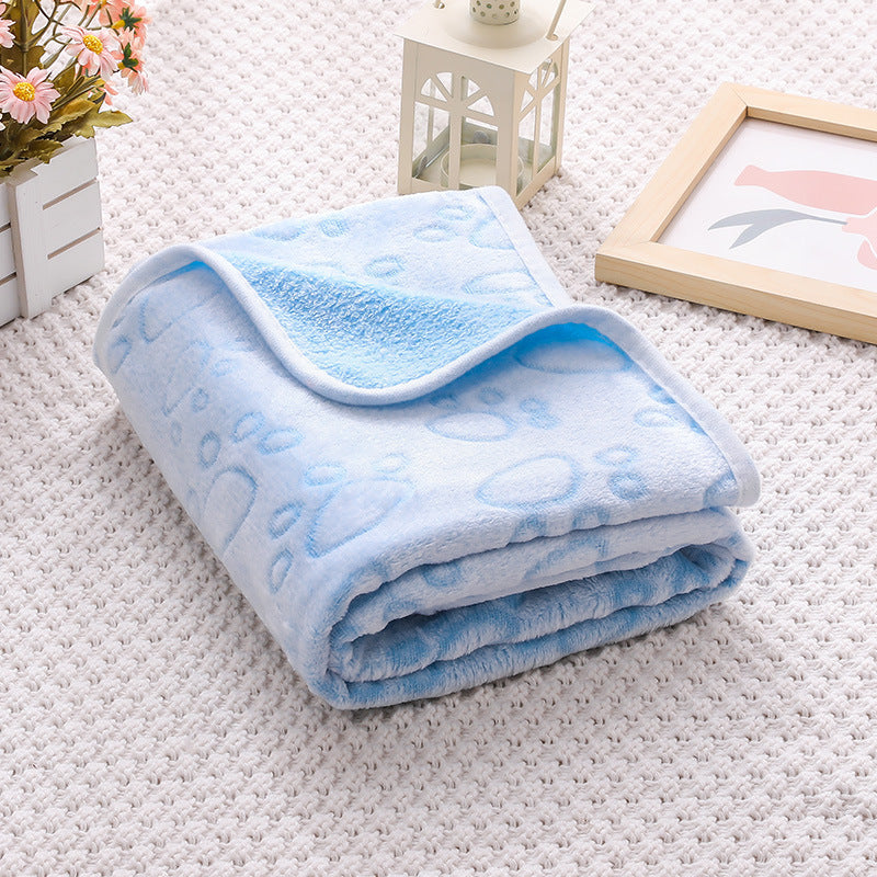 pet blanket mat cat and dog warm  flannel blanket