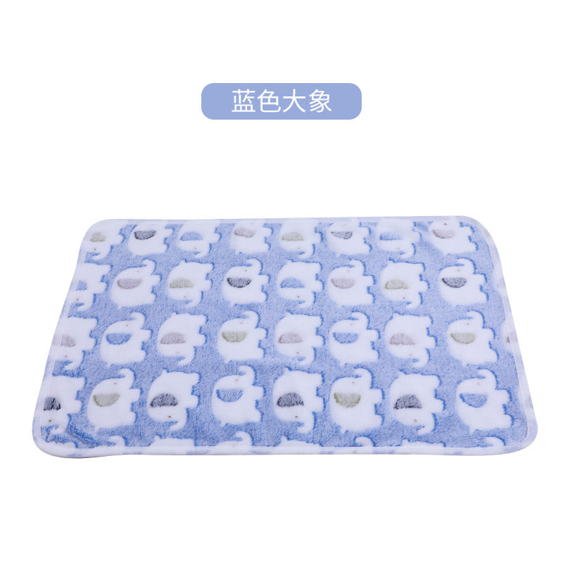 pet blanket mat cat and dog warm  flannel blanket