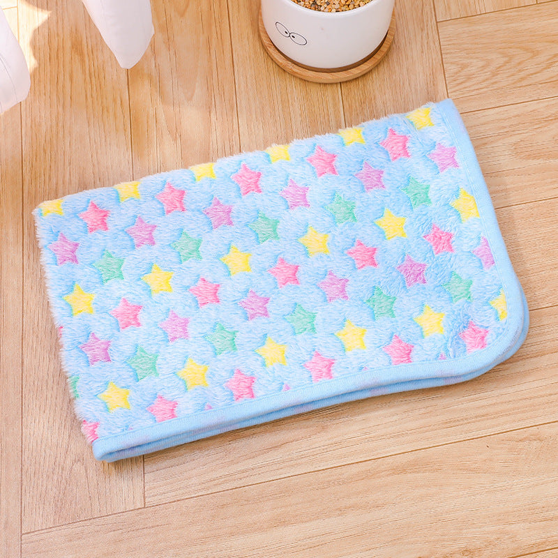 pet blanket mat cat and dog warm  flannel blanket