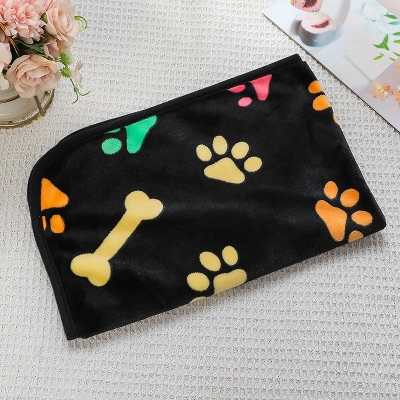 pet blanket mat cat and dog warm  flannel blanket