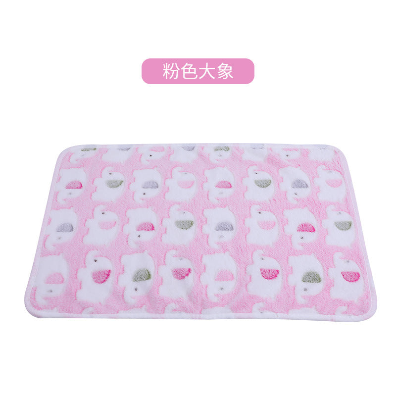 pet blanket mat cat and dog warm  flannel blanket