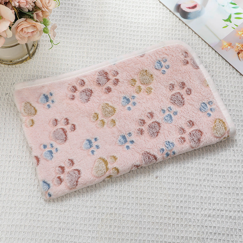 pet blanket mat cat and dog warm  flannel blanket